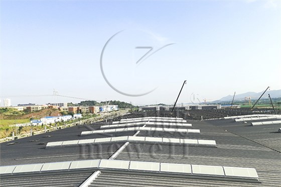 重慶金康新能源汽車三角型電動采光排煙天窗工程 重慶金康新能源汽車三角型電動采光排煙天窗工程