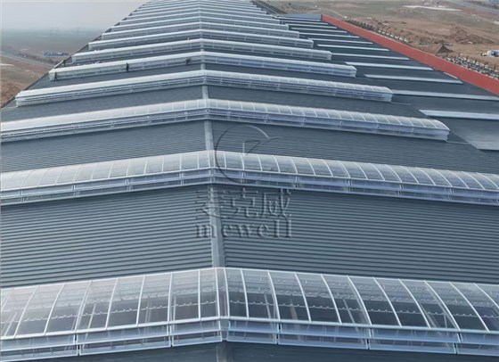 內(nèi)蒙古圓拱型側(cè)開式排煙天窗 內(nèi)蒙古圓拱型側(cè)開式排煙天窗