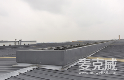 屋脊通風氣樓(間隔風道式) 屋脊通風氣樓(間隔風道式)