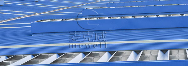 順坡通風天窗(間隔風道式) 順坡通風天窗(間隔風道式)